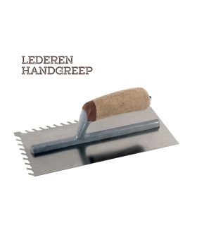 Lijmspaan SUPER PROF PURE 280x130mm RVS Flowline 10 mm LEDER greep