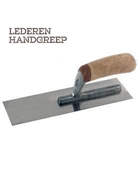 Pleisterspaan SUPER PROF PURE 270x80x0.65 mm RVS greep achter met Leren handgreep