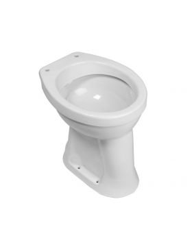 Staande verhoogde toiletpot met 6 PK wit