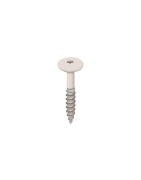Torx schroef 32mm rvs V2A 100 stuks Crème