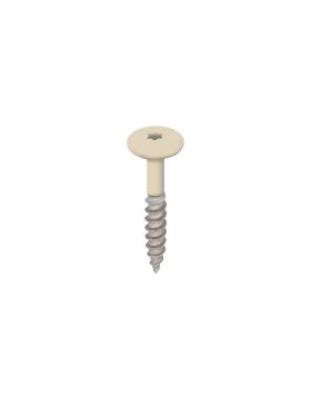 Torx schroef 32mm rvs V2A 100 stuks Licht ivoor
