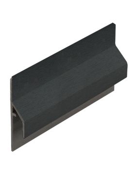 Trim/kraal aansluitprofiel 10mm Keralit dakrand Antraciet - Classic (bestelnr. 2843)