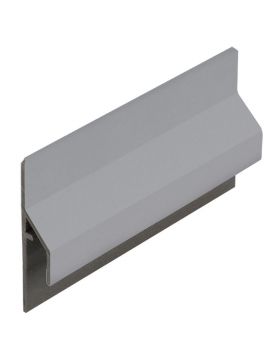 Trim/kraal aansluitprofiel 10mm Keralit dakrand Grijs - Classic (bestelnr. 2843)