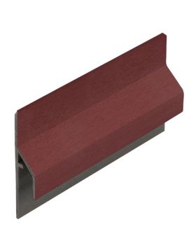 Trim/kraal aansluitprofiel 10mm Keralit dakrand Wijnrood - Classic (bestelnr. 2843)