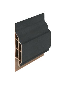 Trim/kraal sierlijst klassiek Antraciet - Classic (met houtnerf) 600 cm