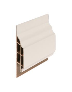 Trim/kraal sierlijst klassiek Crème - Classic (met houtnerf) 600 cm