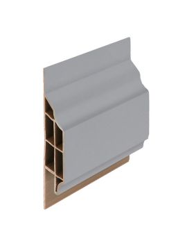 Trim/kraal sierlijst klassiek Grijs - Classic (met houtnerf) 600 cm