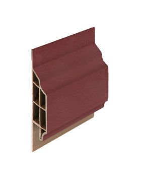 Trim/kraal sierlijst klassiek Wijnrood - Classic (met houtnerf) 600 cm