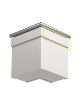 Trim/kraal sierlijst modern 600 cm