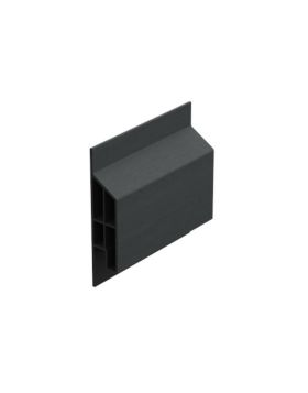 Trim/kraal sierlijst modern Antraciet - Classic (met houtnerf) 600 cm
