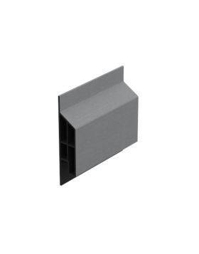Trim/kraal sierlijst modern Grijs - Classic (met houtnerf) 600 cm