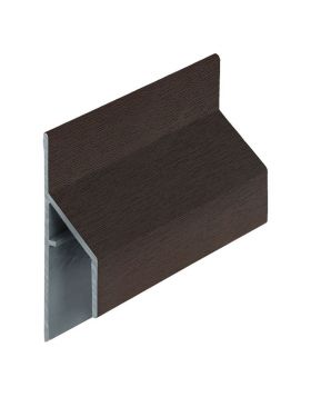 Trim/kraal aansluitprofiel 17mm Keralit Donkerbruin - Classic (bestelnr. 2810)