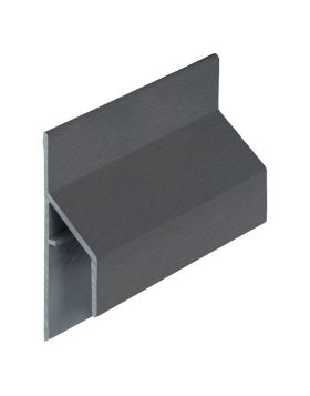 Trim/kraal aansluitprofiel 17mm Keralit Kwartsgrijs - Classic (bestelnr. 2810)