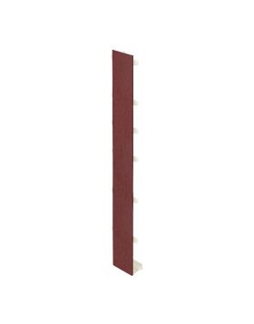 Tussenstuk 350mm Keralit dakrand Wijnrood - Classic (bestelnr. 2848)