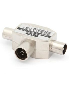 Tv-splitter Metaal | Per stuk (UITVERKOOP, OP = OP)