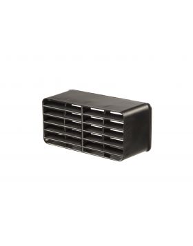 Ubbink Vloerventilatiekoker waal formaat muurrooster zwart