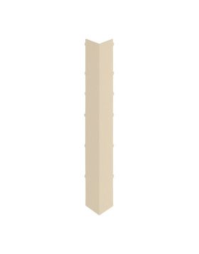 Uitwendig hoekstuk 350mm Keralit dakrand Licht ivoor - Classic (bestelnr. 2847)