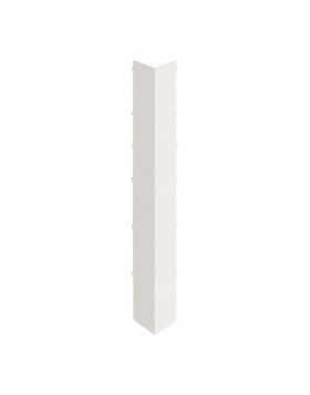 Uitwendig hoekstuk 350mm Keralit dakrand Wit - Classic (bestelnr. 2847)