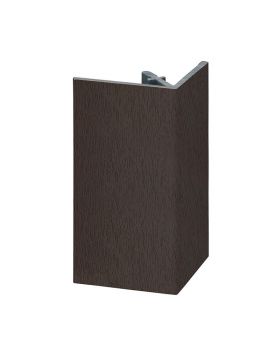 Uitwendig rechthoekprofiel Keralit 46x46mm Donkerbruin - Classic (bestelnr. 2812)