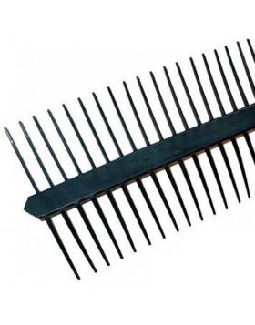 Vogelmuisschroot 70 mm dubbele kam / 100 cm zwart (30 stuks)