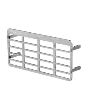 Vloerventilatiekoker RVS voorzetrooster WF