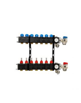VTE open composiet vloerverwarming verdeler 7-groeps