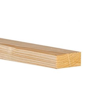Vuren C Geschaafd - 32x75mm (nettomaat 28x70 mm)