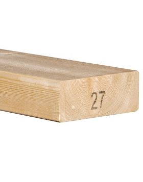 Vuren C Geschaafd - 63x160mm (nettomaat 58x156mm)