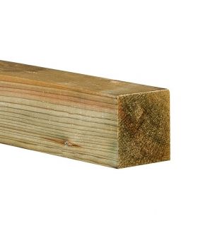 Vuren C Geschaafd & Geimpregneerd 75x75x3000mm (nettomaat 70x70mm)