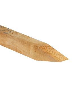 Vuren piket gepunt FSC 50 x 75 mm - 120 cm  (circulair hout)