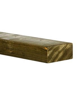 Vuren C Geschaafd Druk Geïmpregneerd - 50x100mm (480cm) (nettomaat 44x95mm)