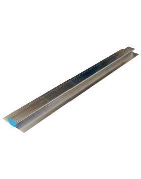 Wandrij SUPER PROF aluminium dubbel h-profiel. lengte 100 cm