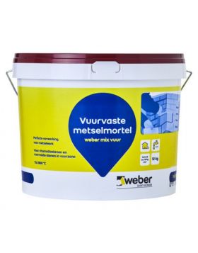 Weber Vuurvaste Mortel Emmer (12kg)