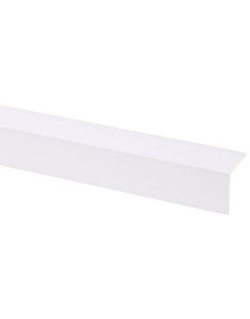 Kunststof hoekprofiel wit 30 x 30 mm 260 cm