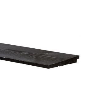 Douglas Rabatdelen Gedroogd Fijnbezaagd Zweeds Rabat Zwart verduurzaamd Geimpregneerd 26x200x5000mm