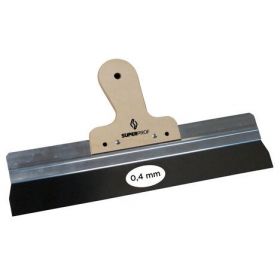 Super Prof Spackmes aluminium 170 mm RVS houten handgreep