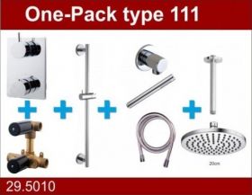 Wiesbaden Douche One-Pack inbouwthermostaatset type 111 (20cm)