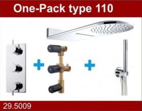 Wiesbaden Douche One-Pack inbouwthermostaatset type 110 (25x60)