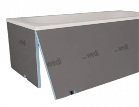 Wedi Badombouw 1800x600x20mm element lange zijde