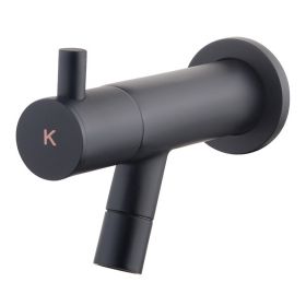 Wiesbaden Amador toiletkraan muurbevestiging 1/2''mat-zwart