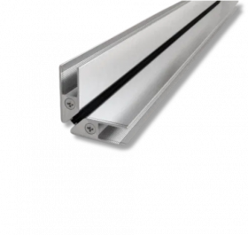 set magneetstrip voor 1/4 cabine met 2 draaideuren 8mm chroom