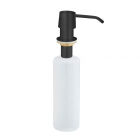 Xellanz inbouw zeeppompje mat-zwart kunststof fles 250ml