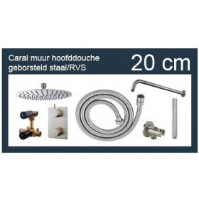 Wiesbaden one-pack inbouwthermostaatset rond type 202 GS (20cm)