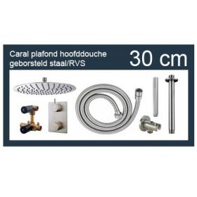 Wiesbaden one-pack inbouwthermostaatset rond type 203 GS (30cm)