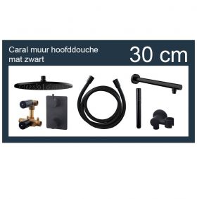 Wiesbaden one-pack inbouwthermostaatset rond type 304 MZ (30cm)