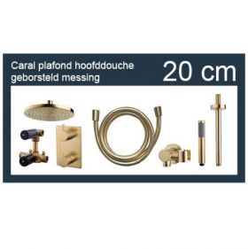 Wiesbaden one-pack inbouwthermostaatset rond type 401 GM (20cm)