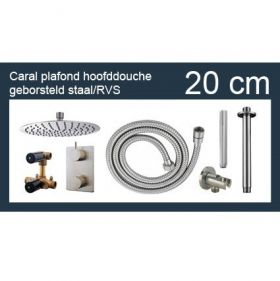 Wiesbaden one-pack inbouwthermostaatset rond type 201 GS (20cm)