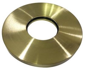 Wiesbaden Losse rozet tbv inbouw-uitloop rond 1/2'' geborsteld messing