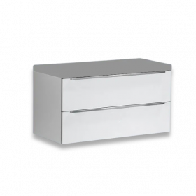 Onderkast Senza 100 cm hoogglans wit