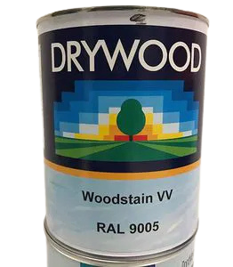 Timberstain zwart blik à 1 liter